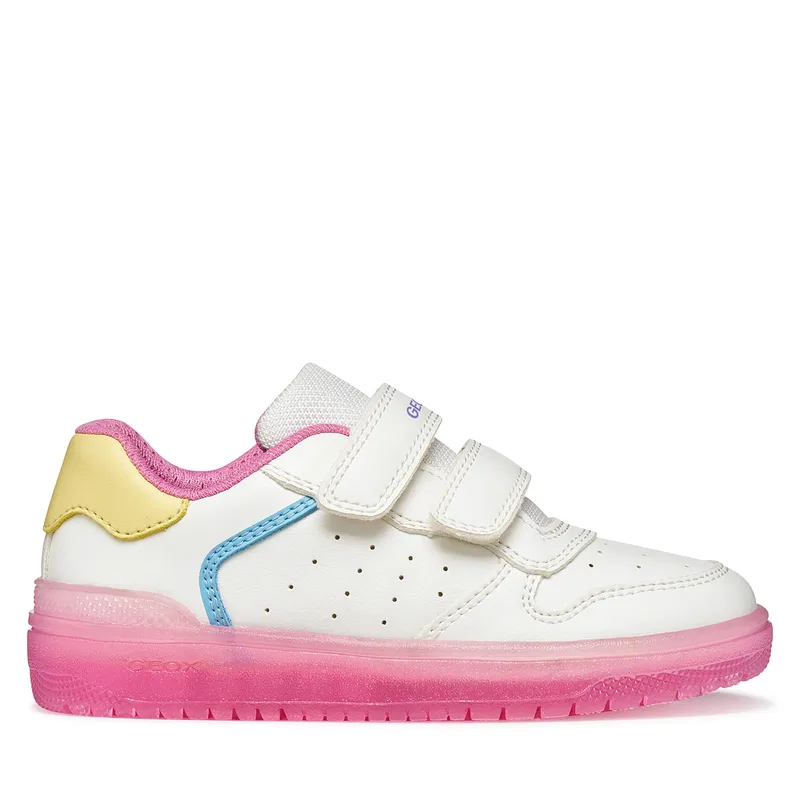 Αθλητικά Geox J Washiba Girl J45HXB 0003W C1364 D Λευκό