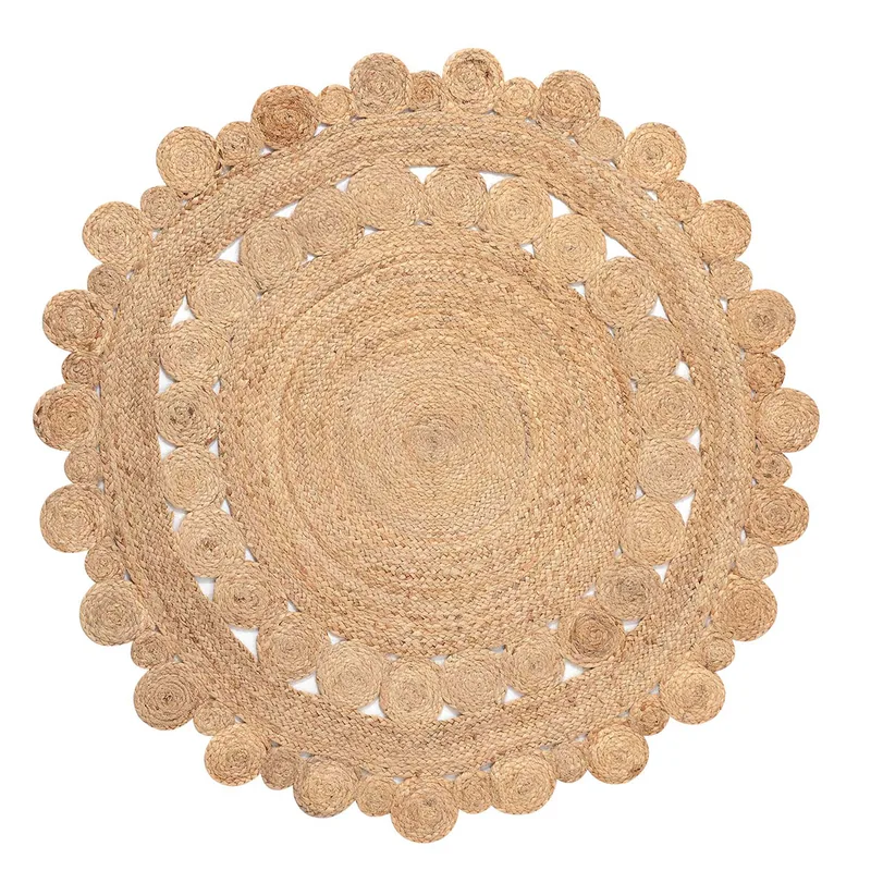 Στρογγυλό Χαλί Καλοκαιρινό (Φ150) Silk Fashion 1759