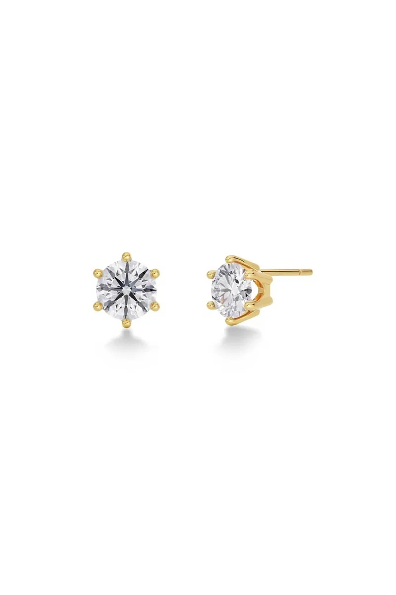 EDBLAD γυναικεία σκουλαρίκια "Crown Studs Χρυσό" (L) - 126872