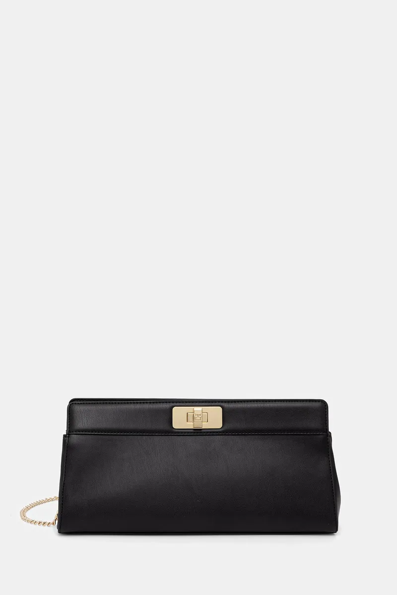 Tommy Hilfiger Clutch γυναικεία από απομίμηση δέρματος