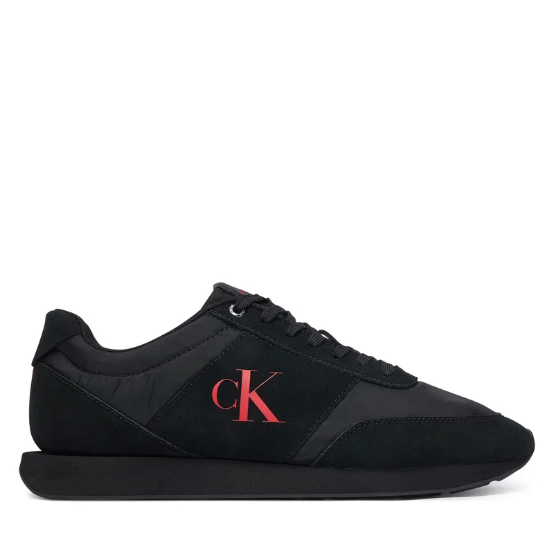 Αθλητικά Calvin Klein Retro Runner Band Lth-Su HM0HM02212 Μαύρο