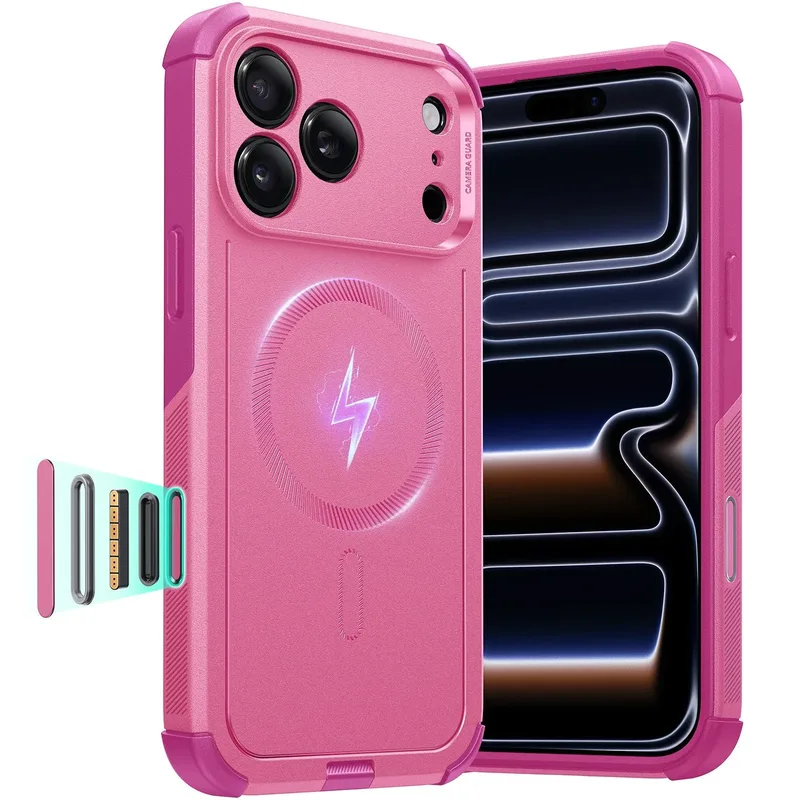 Θήκη ESR Cyber Tough with Camera Control Button Magsafe Ροζ iPhone 17 Pro