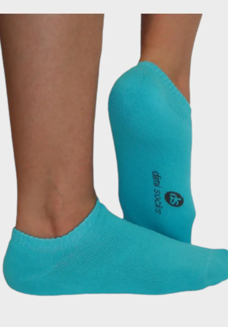 Αθλητικά Σοσόνια Dimi Socks Βαμβακερά Πετσετέ Τιρκουάζ DS1007-3-Τιρκουάζ