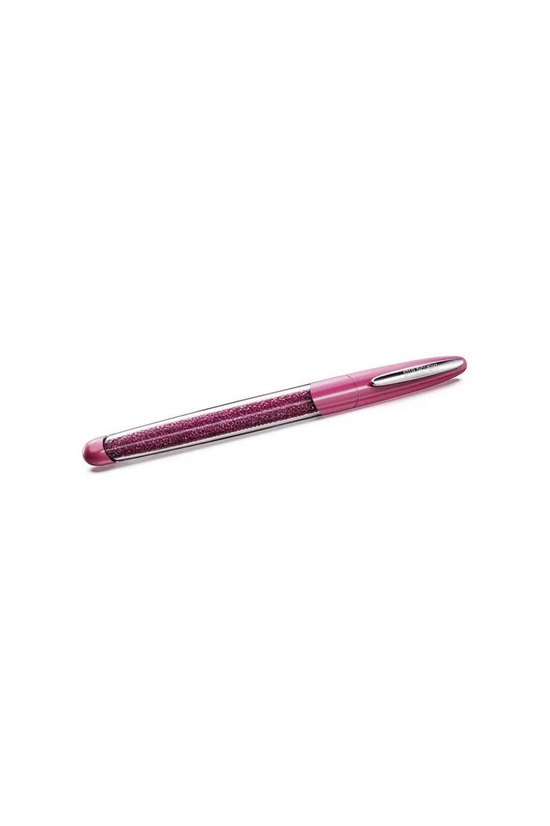 Swarovski γυναικείο στυλό rollerball ροζ, επιμετάλλωση χρωμίου "Crystalline" - 5717141
