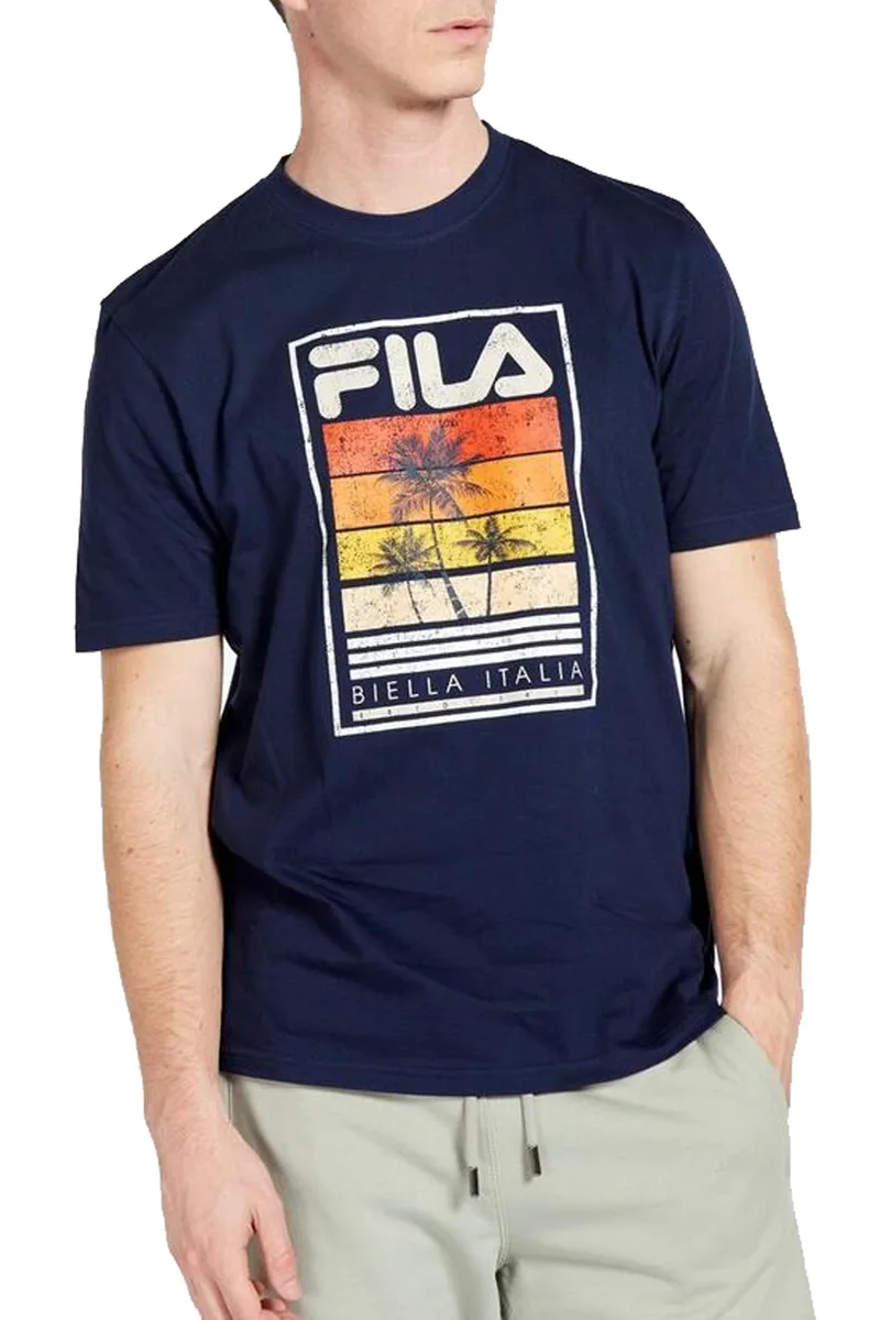 Μπλούζα Κοντομάνικη Fila Maynard SS22SPM339-538 Ανδρικό