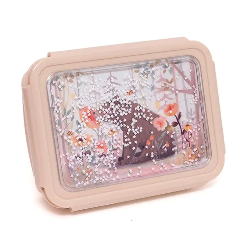 Φαγητοδοχείο (19x14.5x7) Petit Monkey Bento Bear