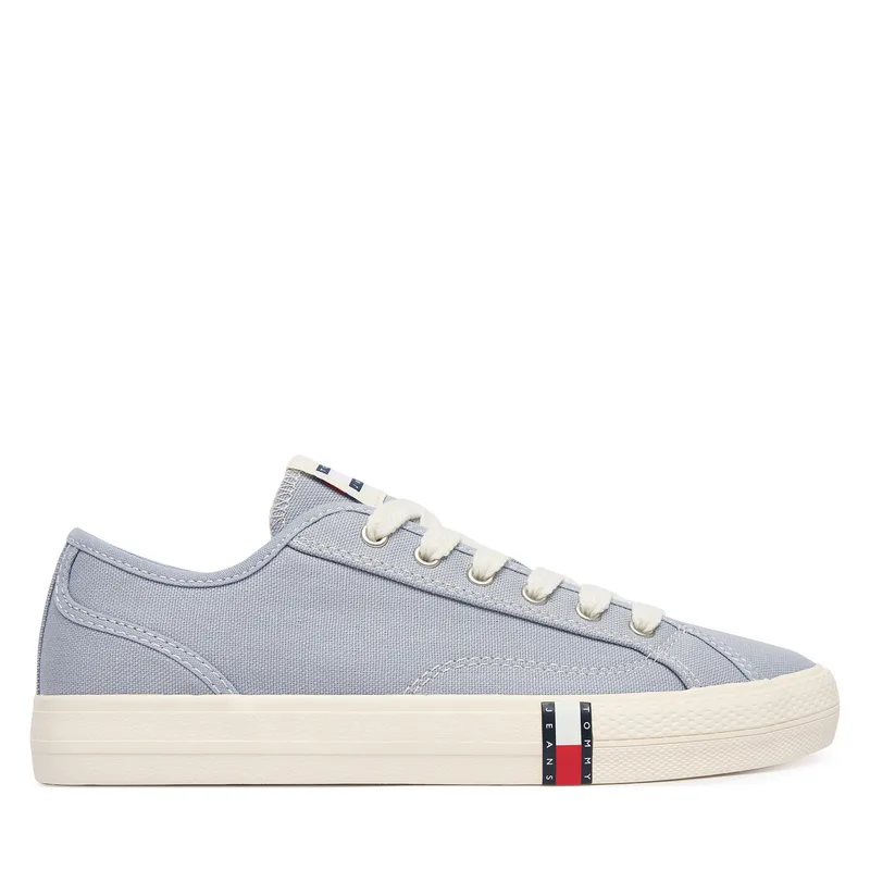 Πάνινα παπούτσια Tommy Jeans Archive Y2K EN0EN02956 Γαλάζιο