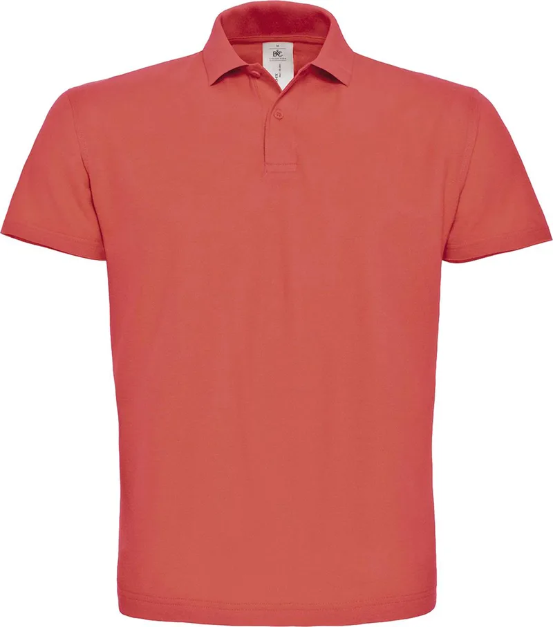 Ανδρικό Pique Polo PUI10 B & C Pixel Coral