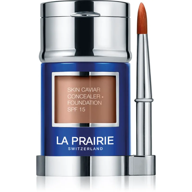La Prairie Skin Caviar Concealer Foundation μεικ απ και διορθωτής SPF 15 απόχρωση N-30 Satin Nude 30 ml