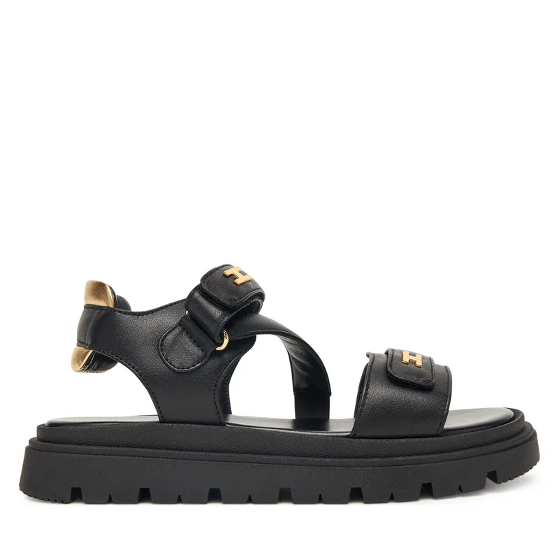 Σανδάλια Elisabetta Franchi F4A2-E0586-1733 Μαύρο