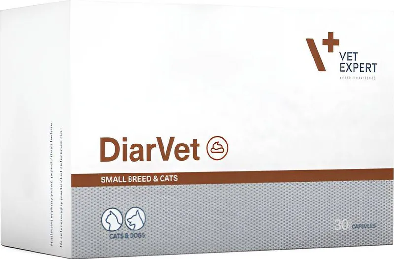 ΣΥΜΠΛΗΡΩΜΑ ΔΙΑΤΡΟΦΗΣ VET EXPERT DIARVET SMALL BREEDS - CATS (30ΚΑΨΟΥΛΕΣ)
