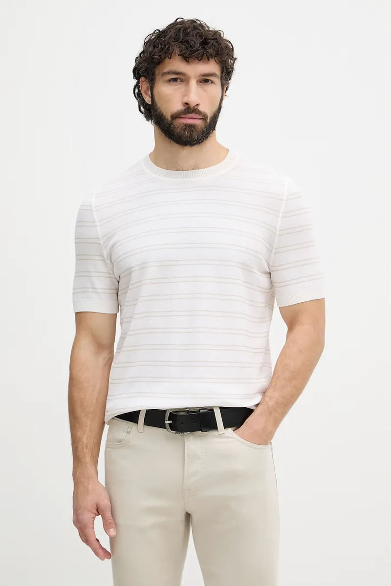 BOSS T-shirt ανδρικό με βαμβάκι Nalon