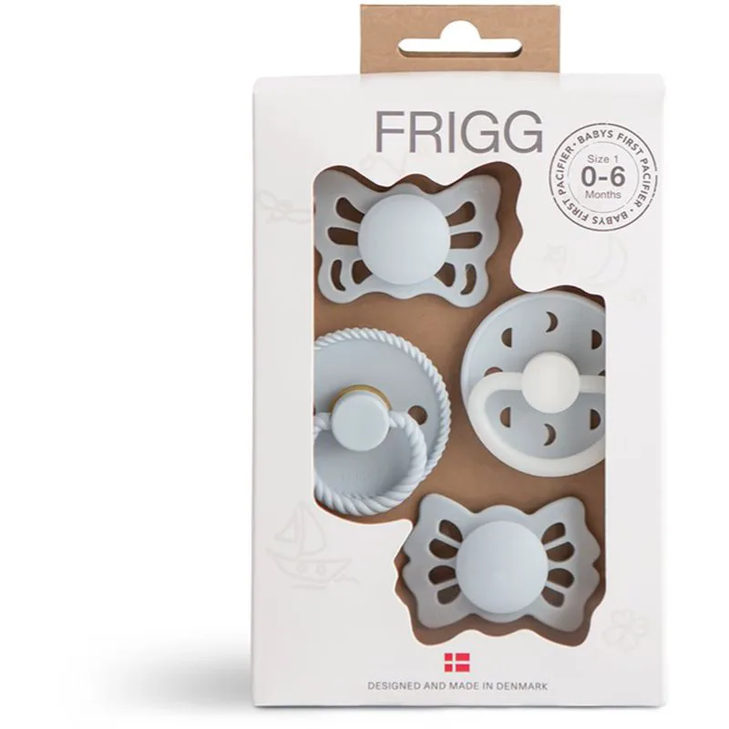 FRIGG Baby's First Pacifier Moonlight Sailing πιπίλα Powder Blue