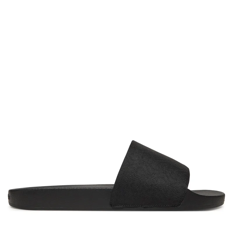 Παντόφλες Calvin Klein Pool Slide Jaq Mono HM0HM01762 Μαύρο