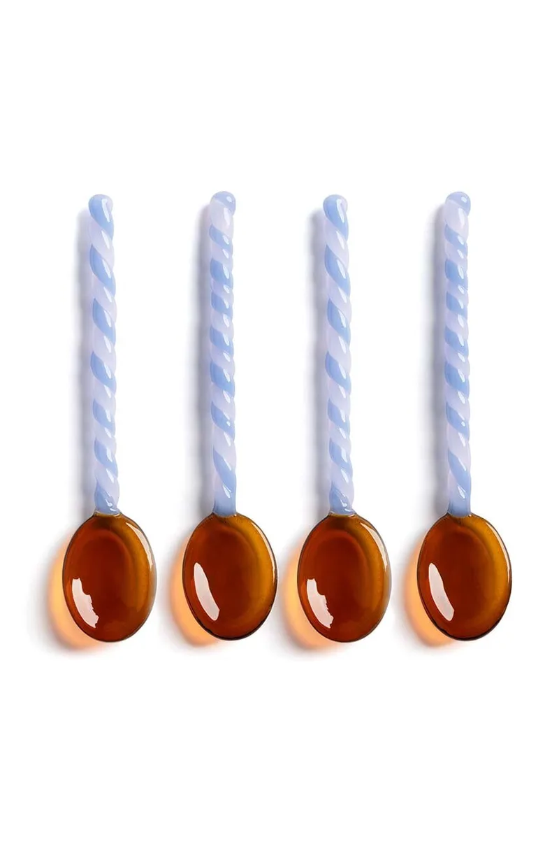 Σετ κουτάλια &k amsterdam Spoon Duet Amber 4-pack
