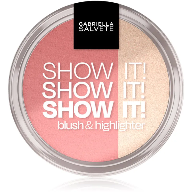 Gabriella Salvete Show It! ρουζ για φωτεινότητα απόχρωση 01 9 γρ