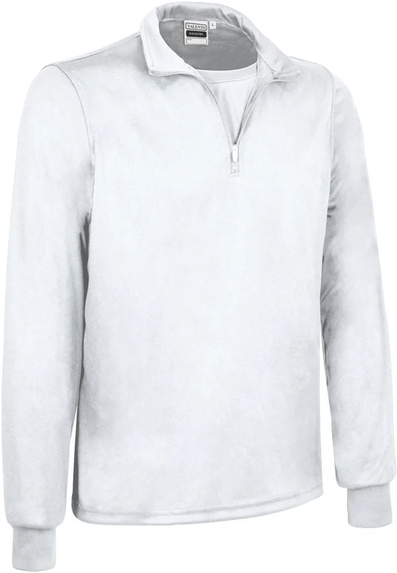 Μακρυμάνικο Polo Shirt NAIROBI Valento POVANAIBL White