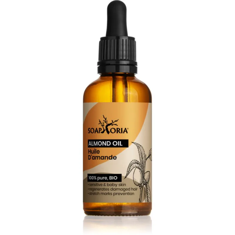 Soaphoria Organic Almond Oil λάδι αμυγδάλου 50 ml