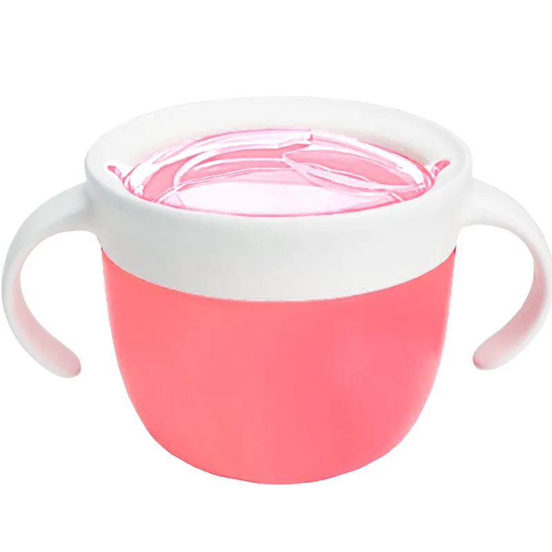 Munchkin Snack Dispenser 12m+ Ανοικτό Ροζ Εκπαιδευτικό Κύπελλο Κατάλληλο για Σνακ, που Ενθαρρύνει το Παιδί να Τραφεί Μόνο του με Ασφάλεια 1 Τεμάχιο, Κωδ 11401