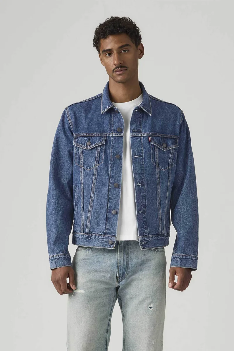 Levi's® ανδρικό denim jacket Standard Fit "Trucker" - 723340772 Denim Blue