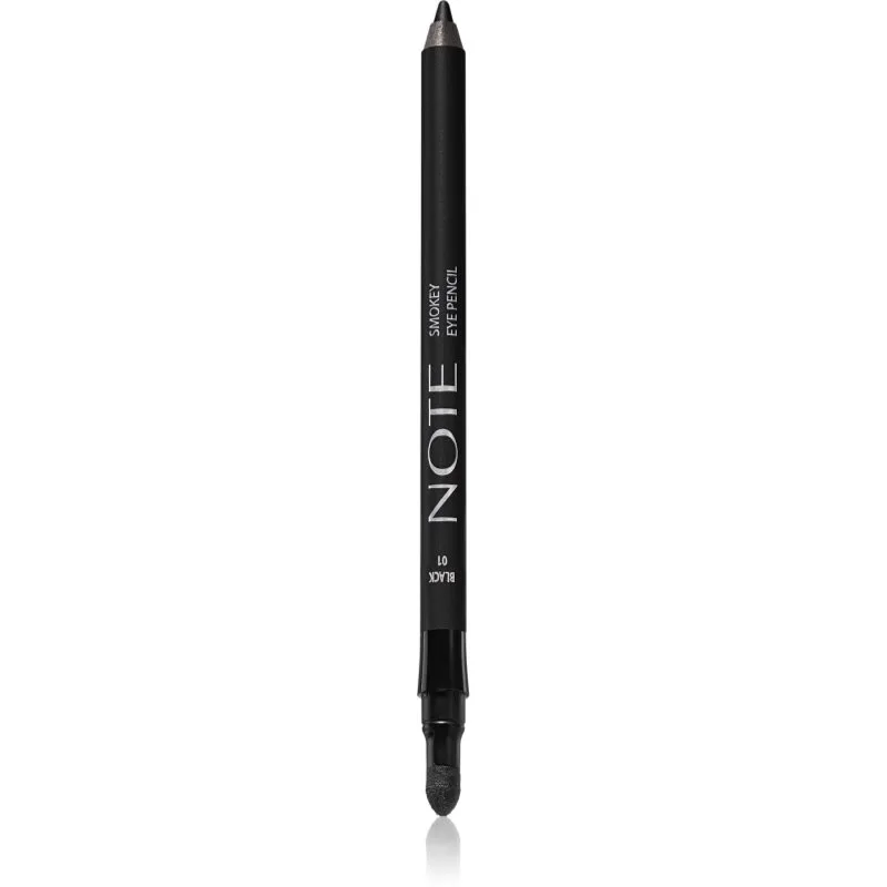 Note Cosmetique Smokey Eye Pencil αδιάβροχο μολύβι για τα μάτια 01 Black 1,2 γρ