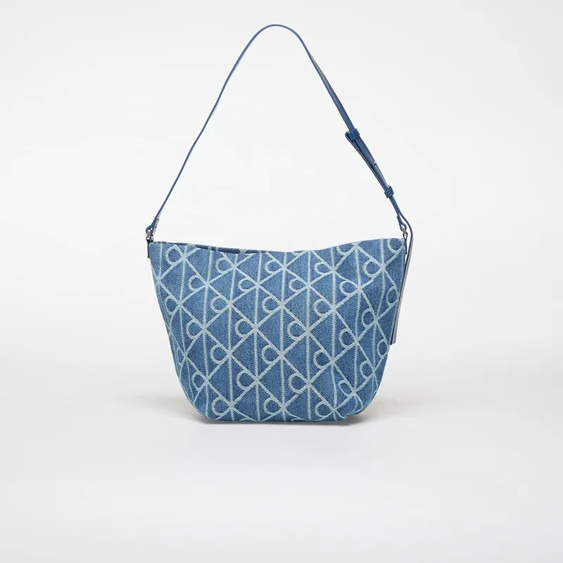 Calvin Klein Emblem Aop Denim Bucket Blue Universal