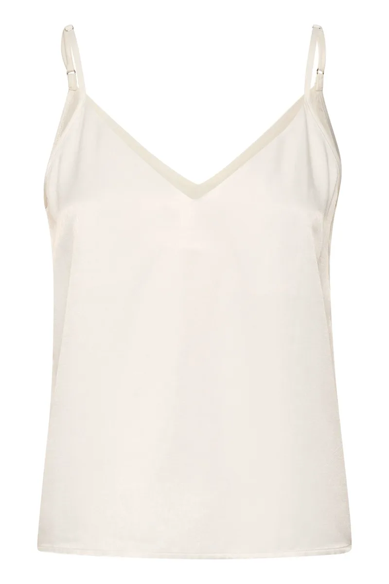 ΓΥΝΑΙΚΕΙΑ ΜΠΛΟΎΖΑ ESTELLE MW STRAP TOP ΛΕΥΚΟ