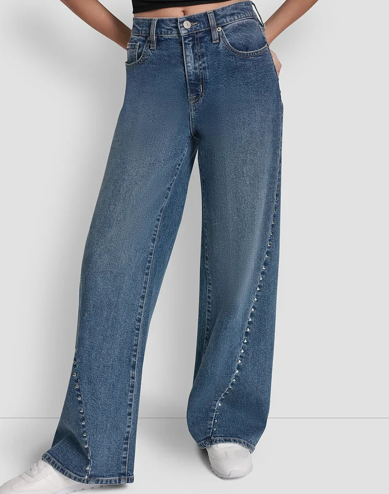 DKNY DJ6M4228 ΠΑΝΤΕΛΟΝΙ DENIM DKNY DJ6M4228-YJQ DenimBlue