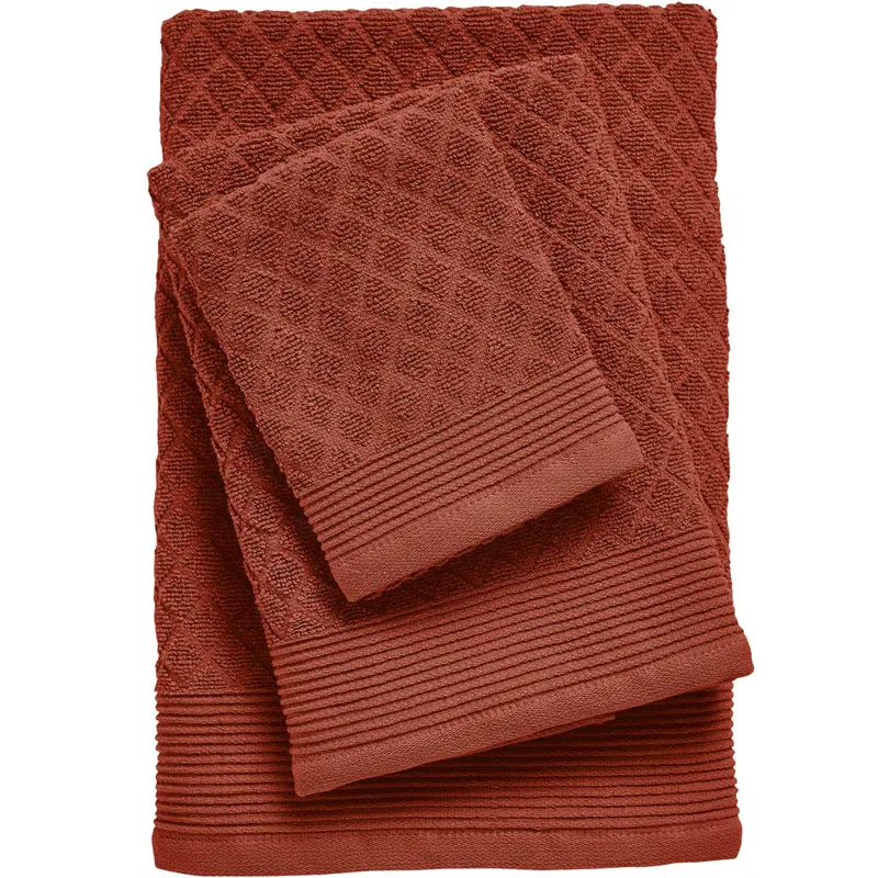 Πετσέτες Μπάνιου Σετ 3τμχ Das Home Soft Best 0685 Terracotta
