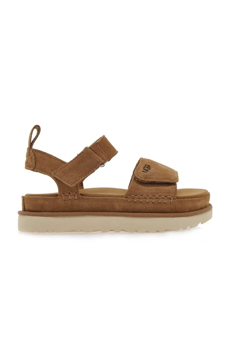 UGG Goldenstar Γυναικεία Σανδάλια - Chestnut-1136783-CAMEL