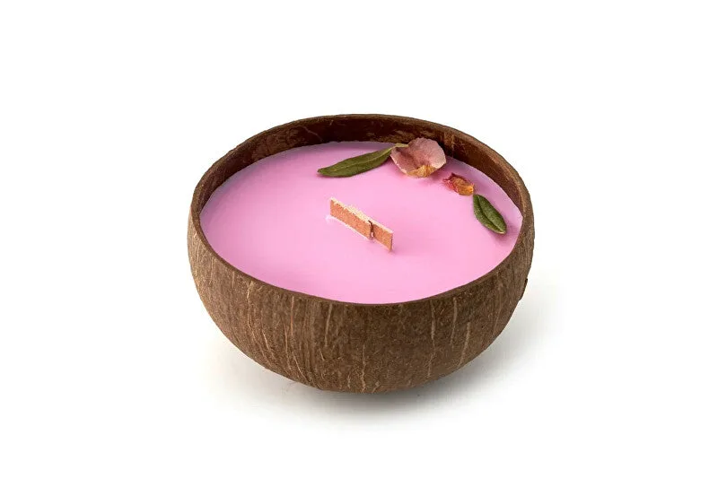 Tropikalia Coconut Candle - The Scent of Rose