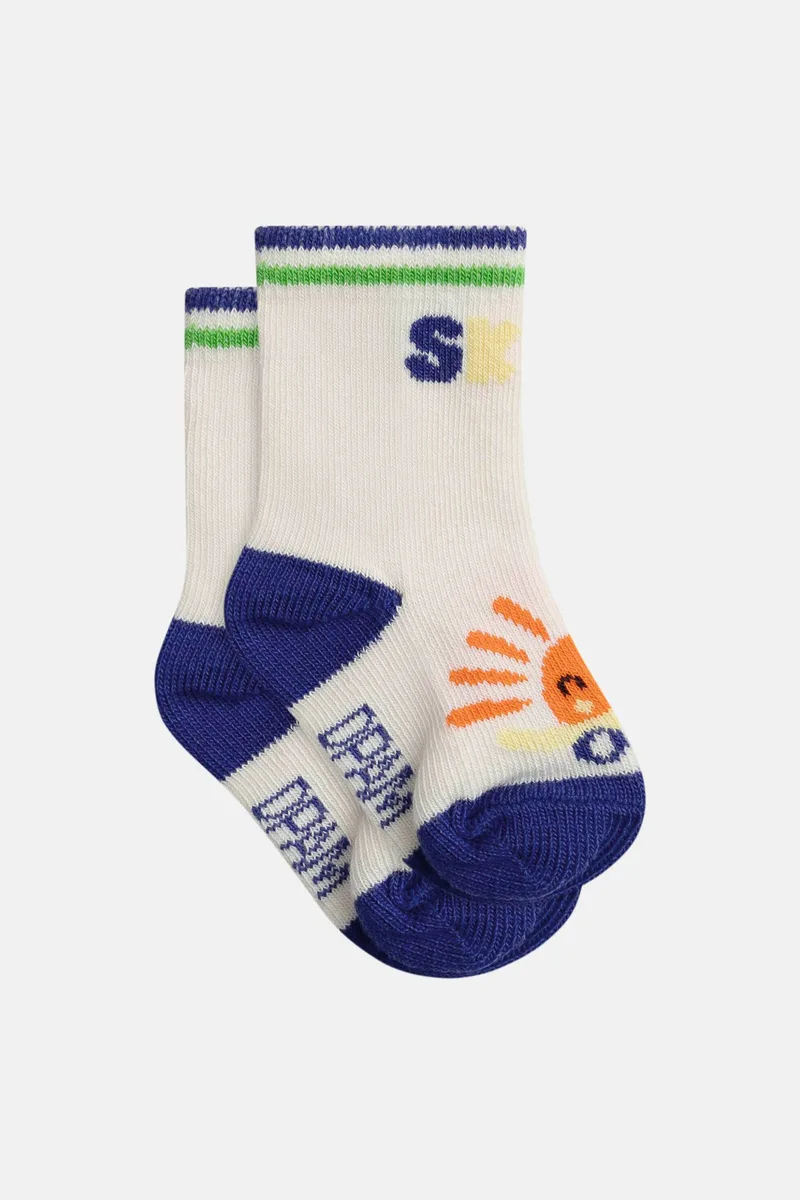 DPAM βρεφικές κάλτσες για αγόρια "Skate Sun" - 373240 Μπεζ