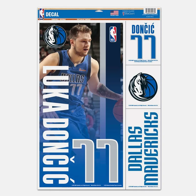 Wincraft Nba Mudcl 11X17 (4) Doncic/Mav (9000179227_76367)