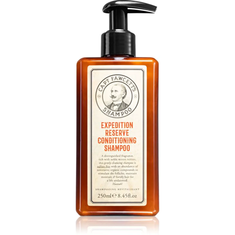 Captain Fawcett Shampoo Expedition Reserve ενυδατικό και προστατευτικό σαμπουάν για άντρες 250 ml