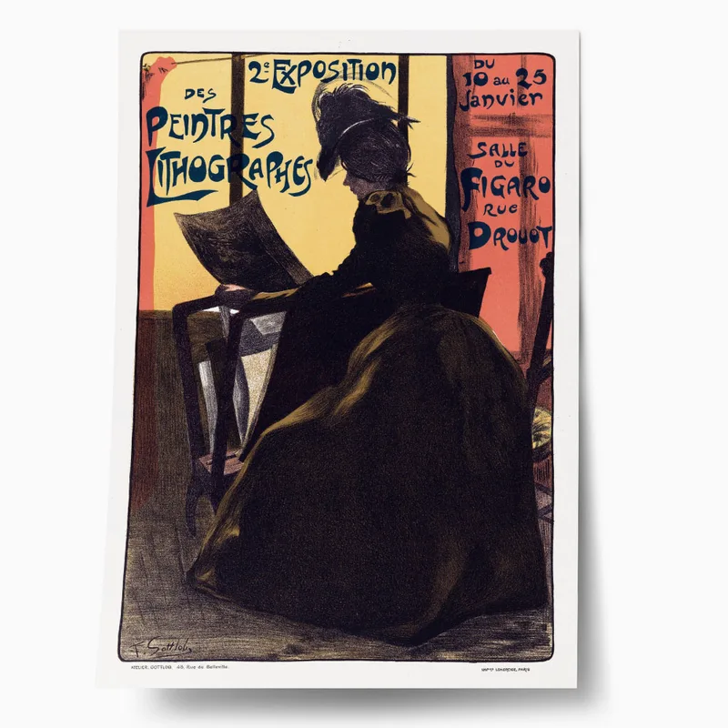 Πόστερ 2E EXPOSITION DES PEINTRES LITHOGRAPHES