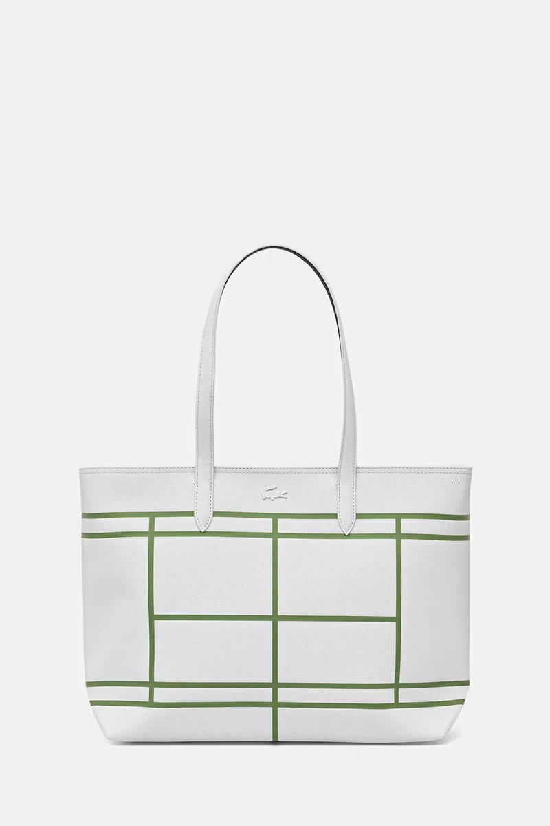 Lacoste shopper γυναικεία από απομίμηση δέρματος