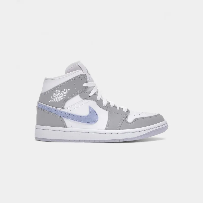 Ψηλά Sneakers Nike 1 Mid Wolf Grey Aluminum (Women's)