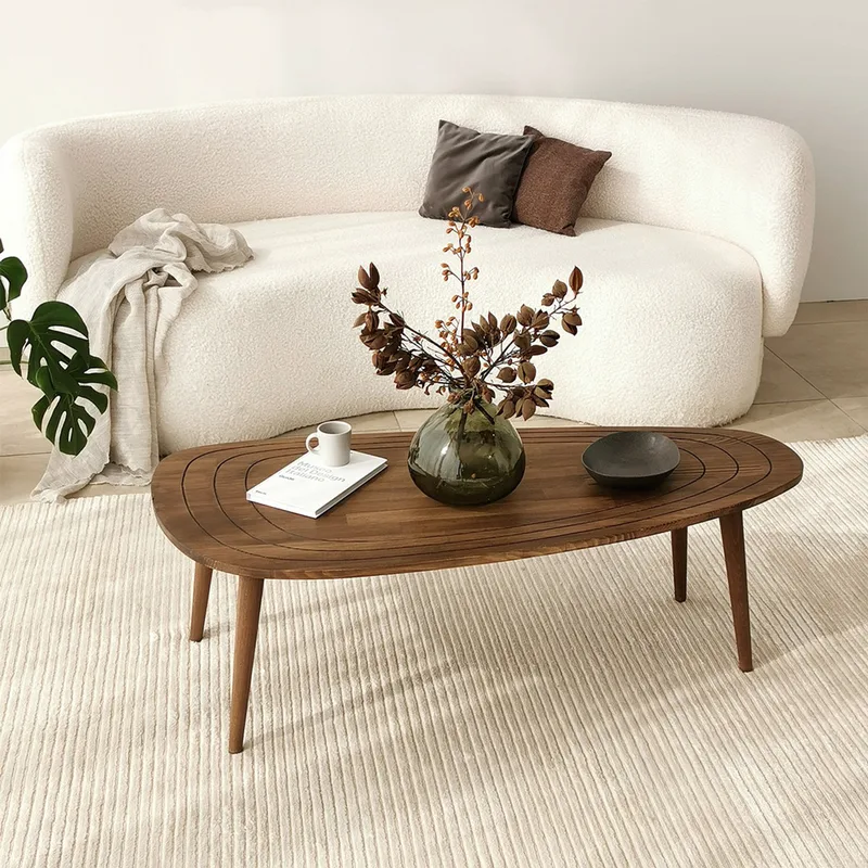 Τραπεζάκι Σαλονιού Sweet - Walnut 552Nos2260 115x38x50 cm