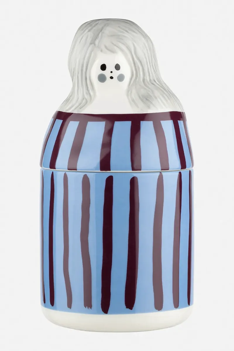 Marimekko δοχείο για αποθήκευση με κεραμικό 11,5 x 22,5 cm
