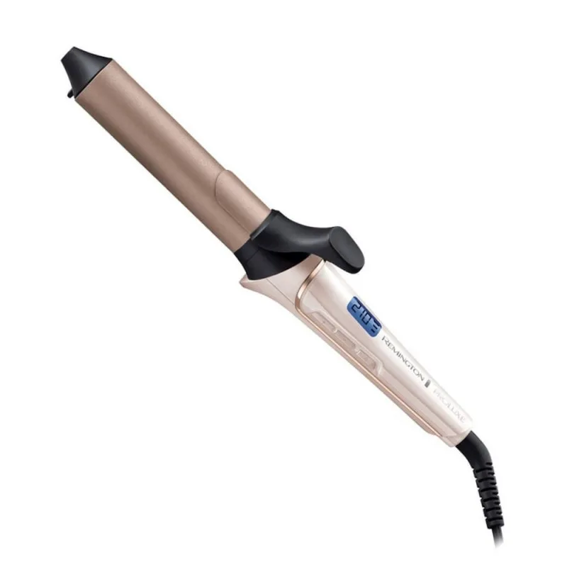 Ψαλίδι Μαλλιών για Μπούκλες Remington PROluxe CI9132, Κεραμική επίστρωση, 32 mm, 210 C, PRO + λειτουργία, 10 θερμ. επίπεδα, Χρυσό