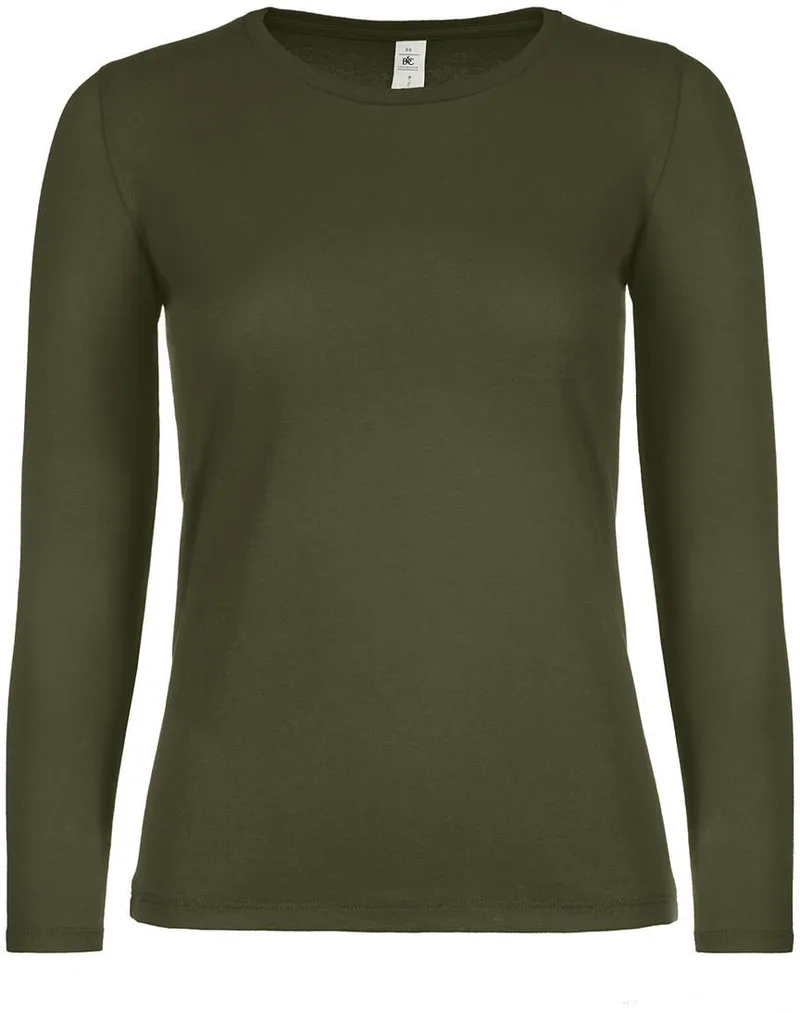 Γυναικείο Μακρυμάνικο T-Shirt TW06T B & C Urban Khaki