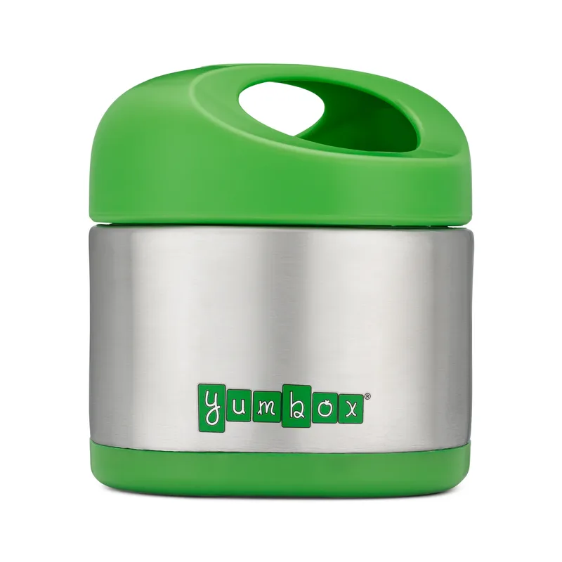 Yumbox Cubi Triple Insulated Stainless Steel Thermal Food Jar - Apple Green