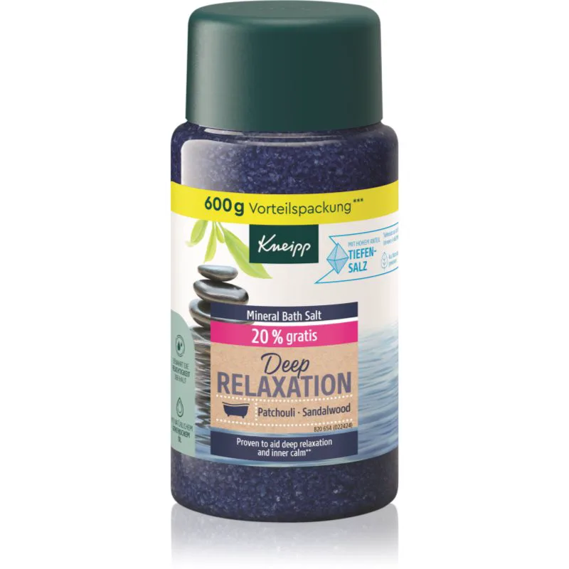Kneipp Deep Relaxation άλατα μπάνιου 600 γρ