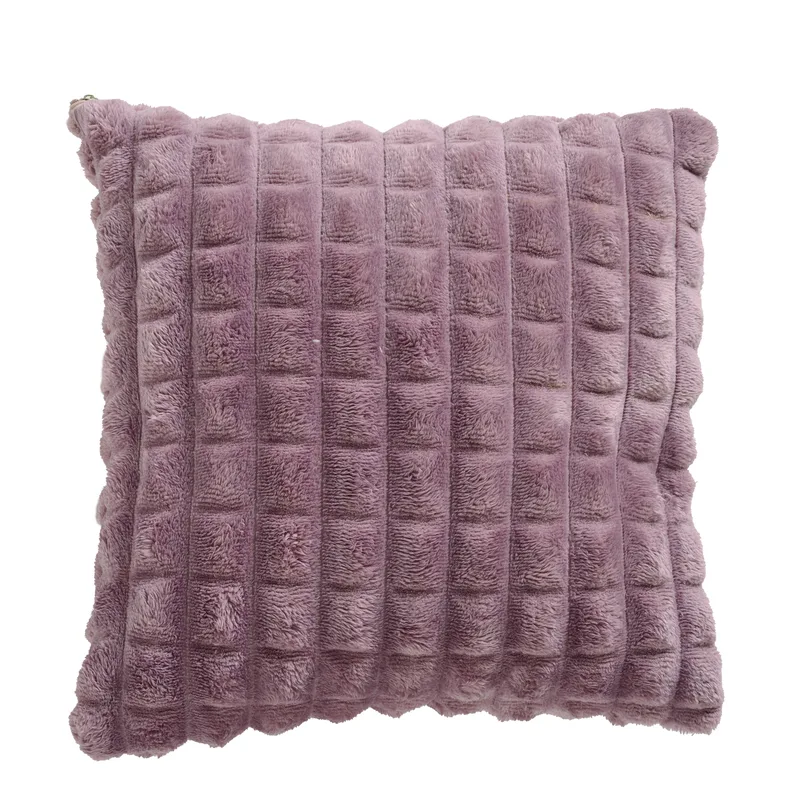 Διακοσμητικό Μαξιλάρι Fleece 40x40εκ. Throws 1358 Dusty Μωβ Das Home (Ύφασμα: Polyester, Χρώμα: Μωβ) - Das Home - 533540401358
