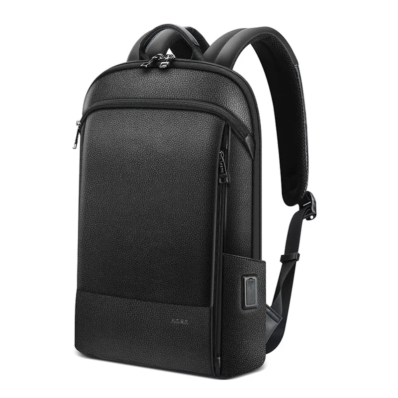 Δερμάτινο Σακίδιο πλάτης 21L Laptop 15,6” Bopai 61-52711 μαύρο