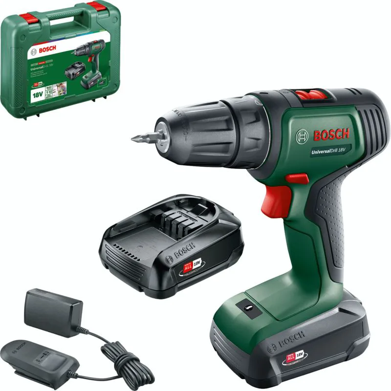 Bosch Universaldrill 18V 2x1.5A