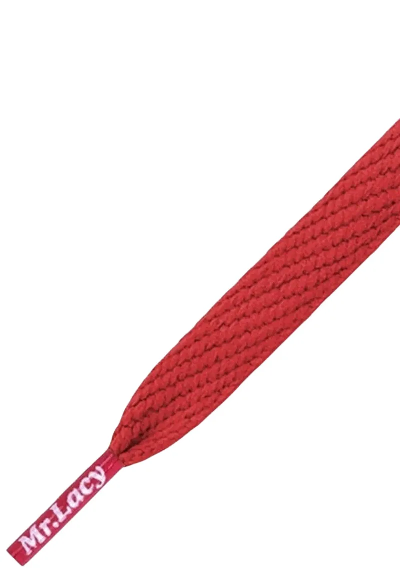 Κορδόνια Mr. Lacy Flatties 130cm Red 315607-Red