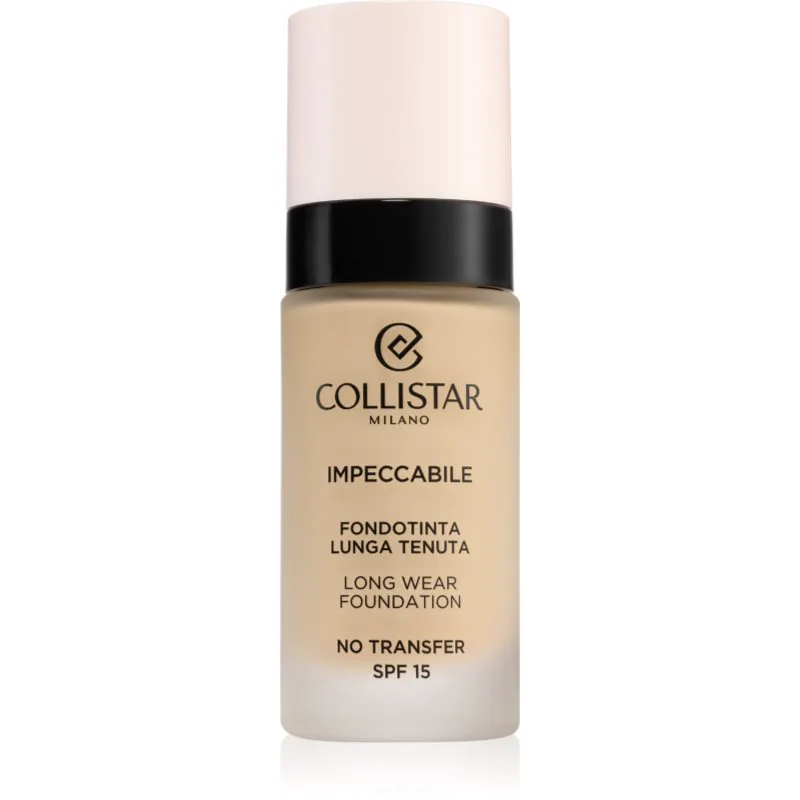 Collistar Impeccabile Long Wear Foundation μακράς διαρκείας μεικ απ SPF 15 1N Avory 30 ml