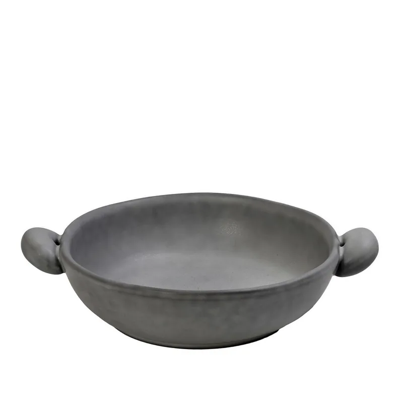 Σαλατιέρα Με Λαβές Stoneware Γκρι Canyon ESPIEL 25x18x8εκ. GMT412K2 (Σετ 2 Τεμάχια) (Χρώμα: Γκρι, Υλικό: Stoneware) - ESPIEL - GMT412K2