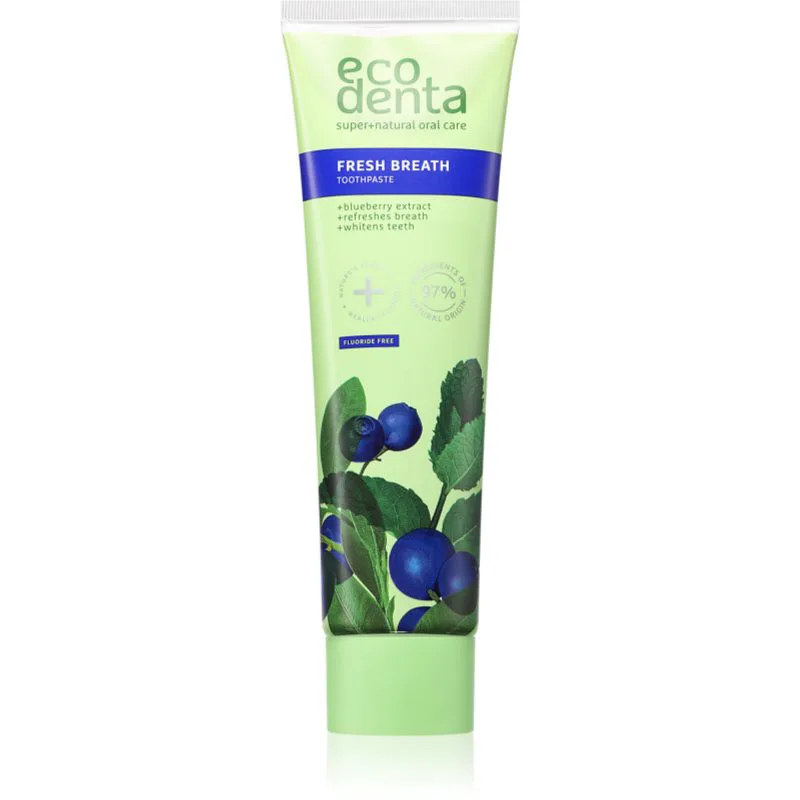 Ecodenta Fresh Breath αναζωογονητική οδοντόκρεμα με λευκαντική δράση 100 ml